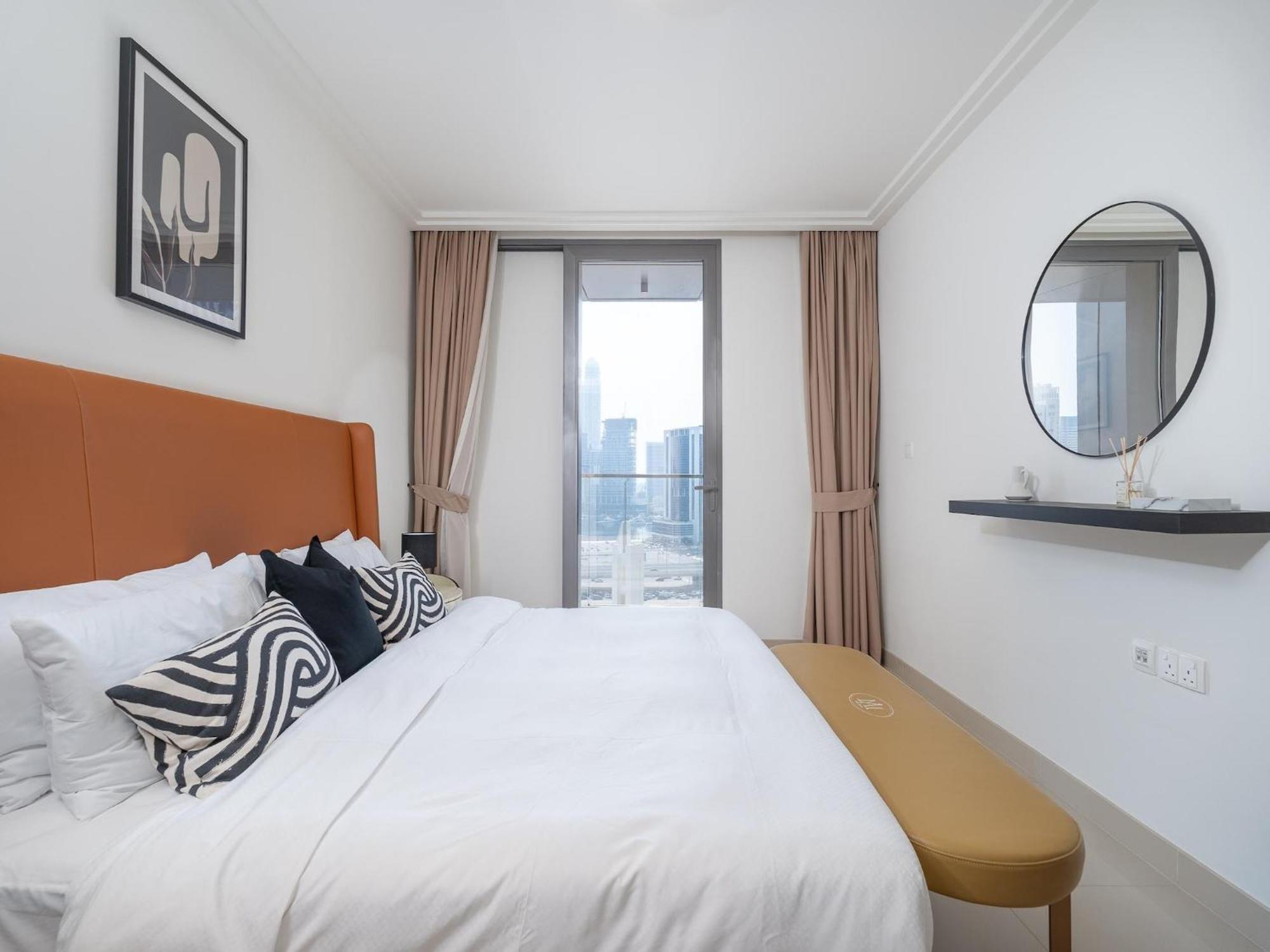 Luxurious Stylish Apartments Across Dubai Mall Burj Khalifa City Views 외부 사진