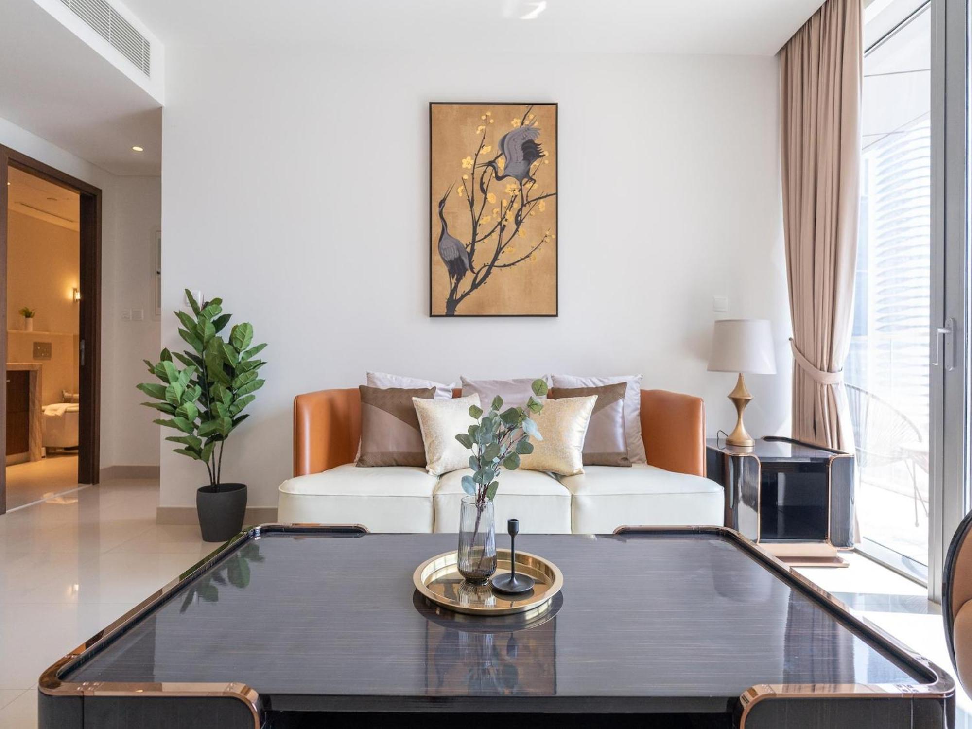 Luxurious Stylish Apartments Across Dubai Mall Burj Khalifa City Views 외부 사진