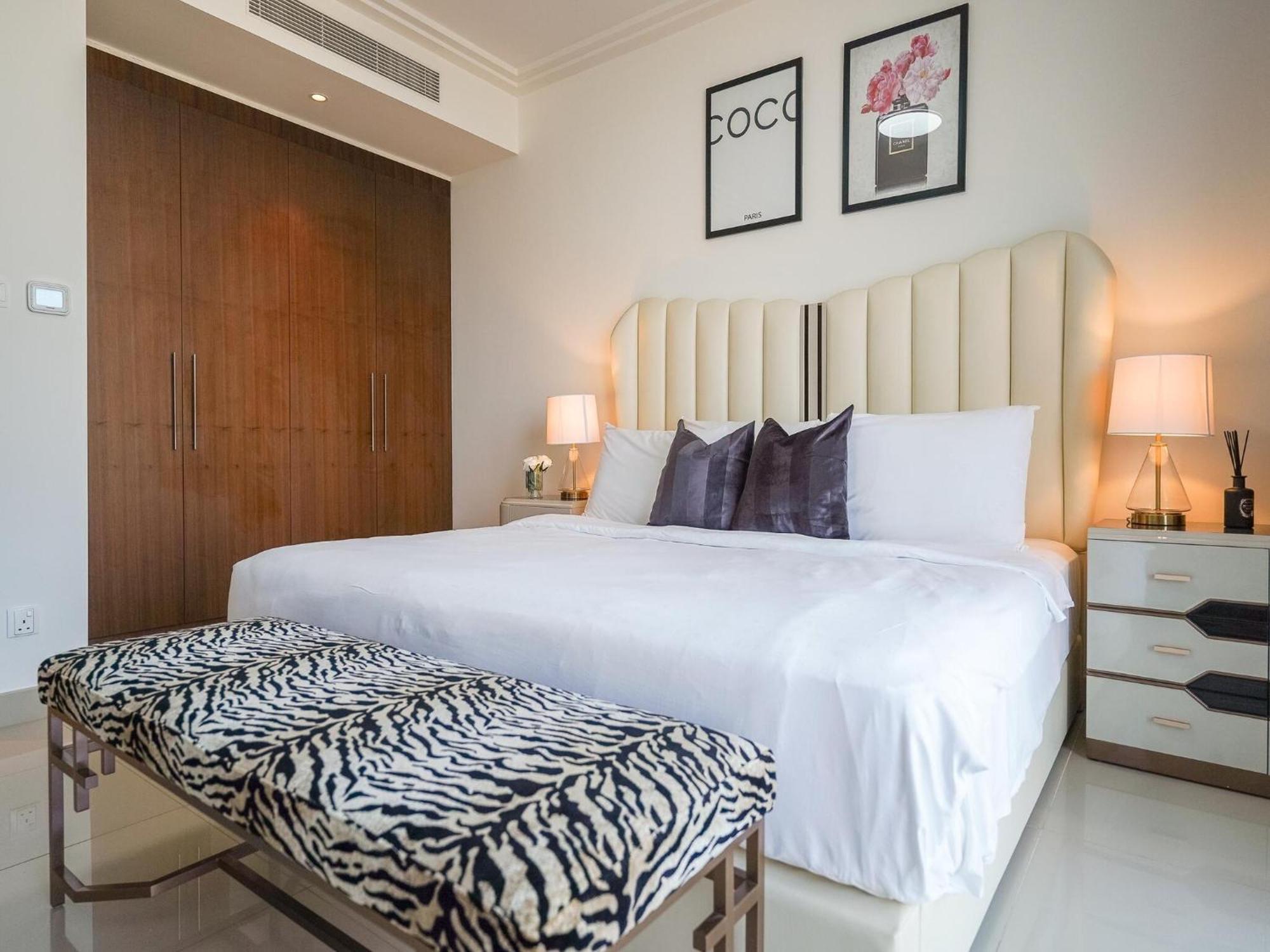 Luxurious Stylish Apartments Across Dubai Mall Burj Khalifa City Views 외부 사진