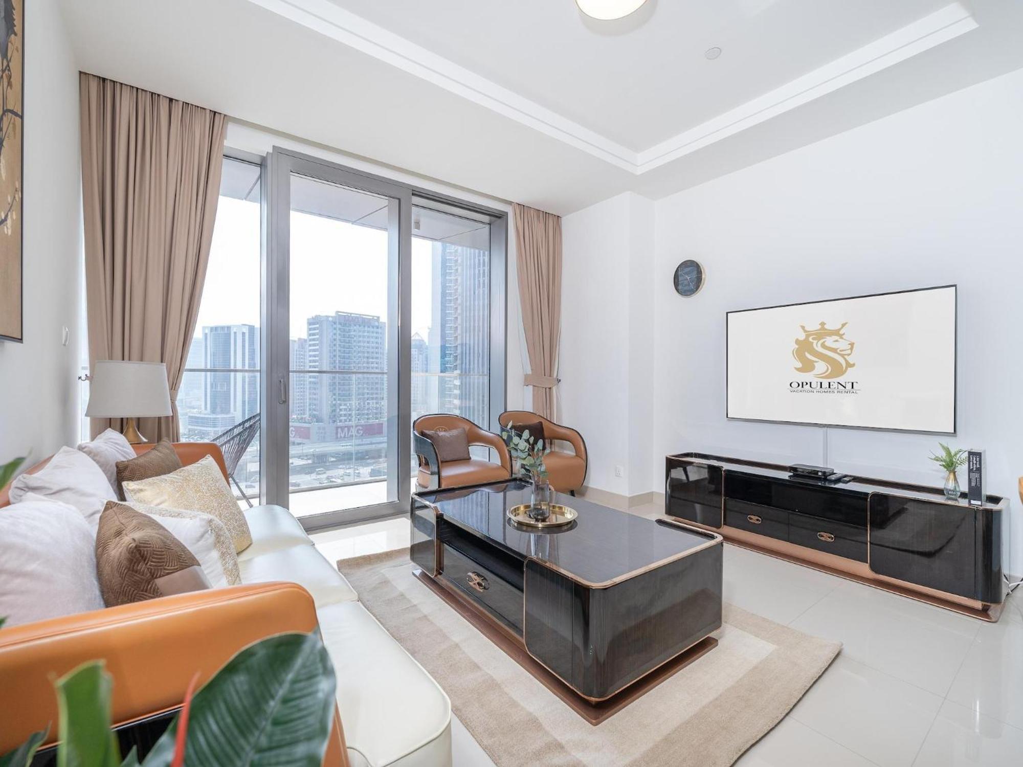 Luxurious Stylish Apartments Across Dubai Mall Burj Khalifa City Views 외부 사진