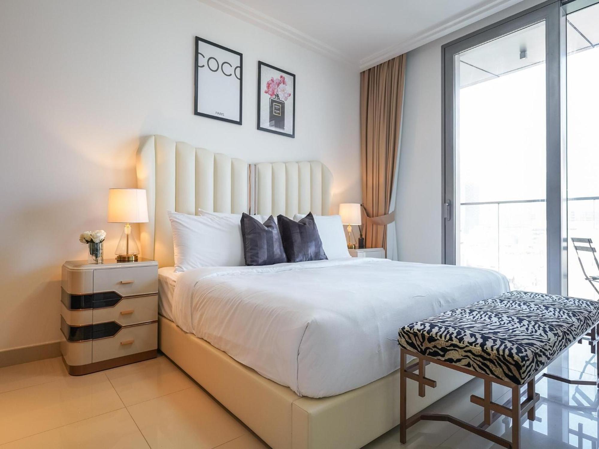 Luxurious Stylish Apartments Across Dubai Mall Burj Khalifa City Views 외부 사진