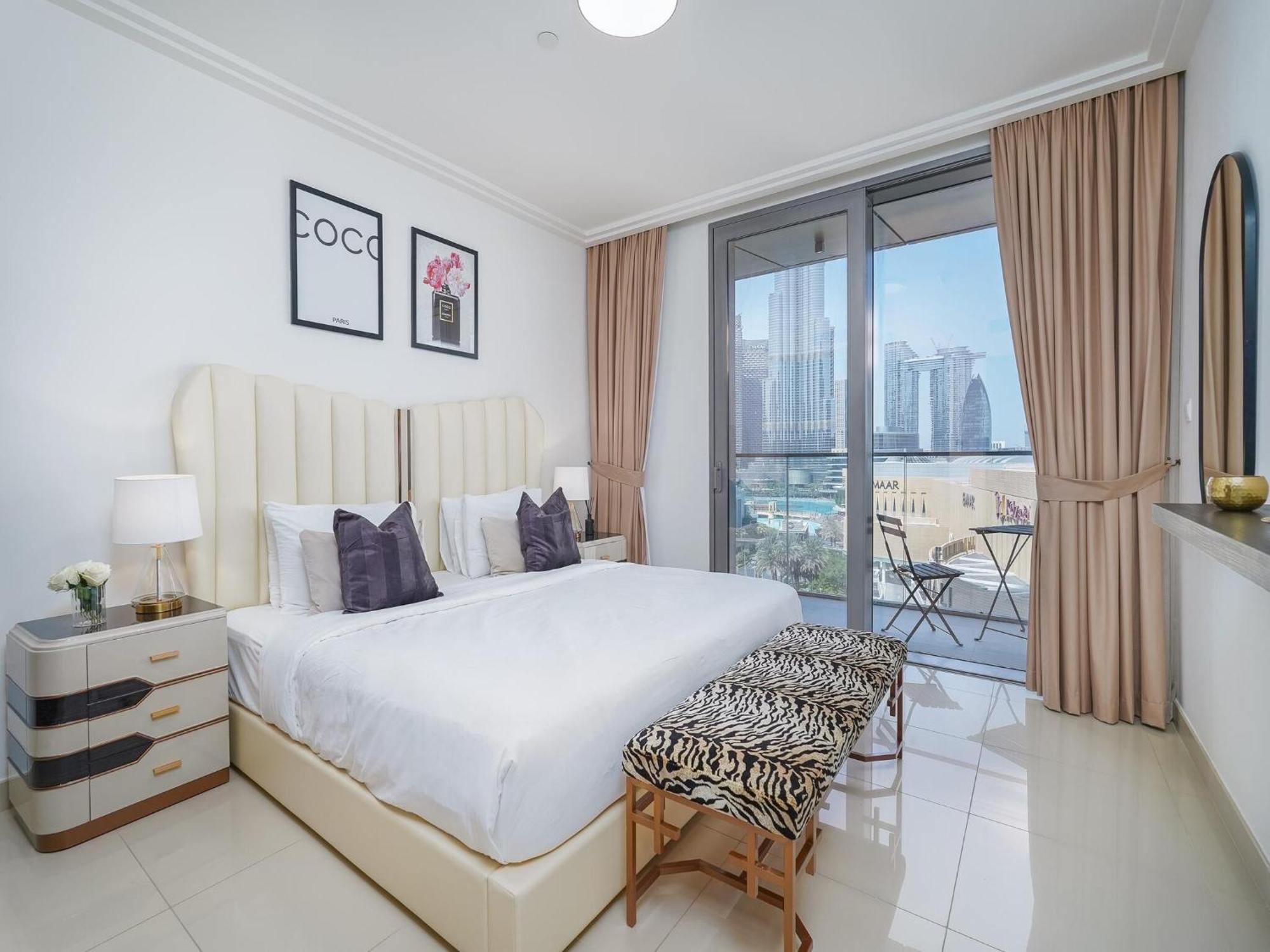 Luxurious Stylish Apartments Across Dubai Mall Burj Khalifa City Views 외부 사진