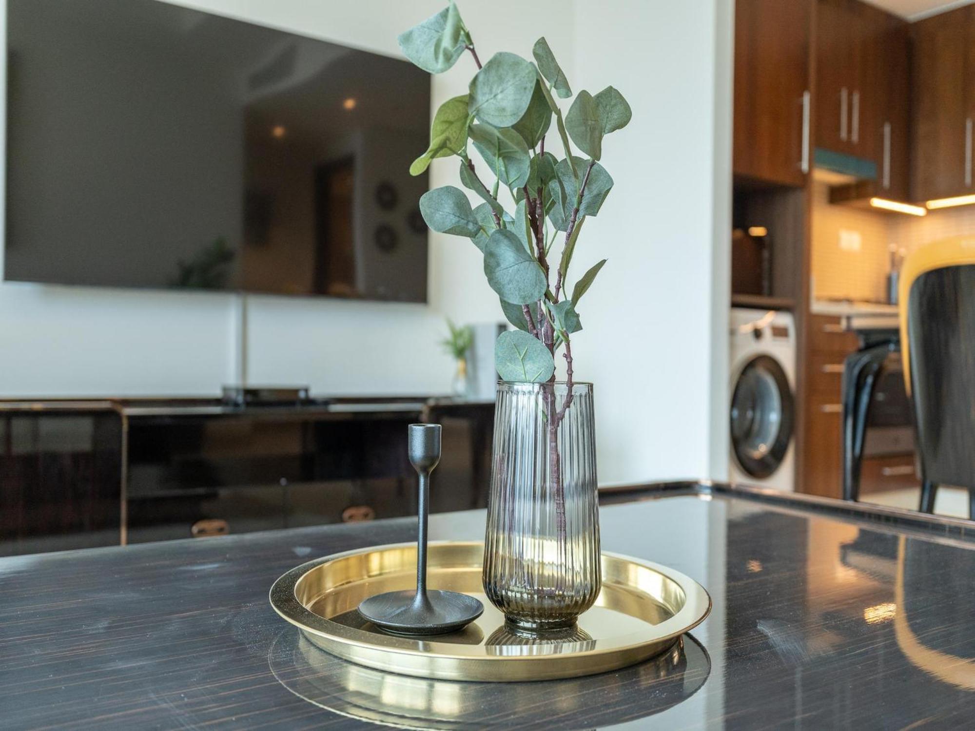 Luxurious Stylish Apartments Across Dubai Mall Burj Khalifa City Views 외부 사진