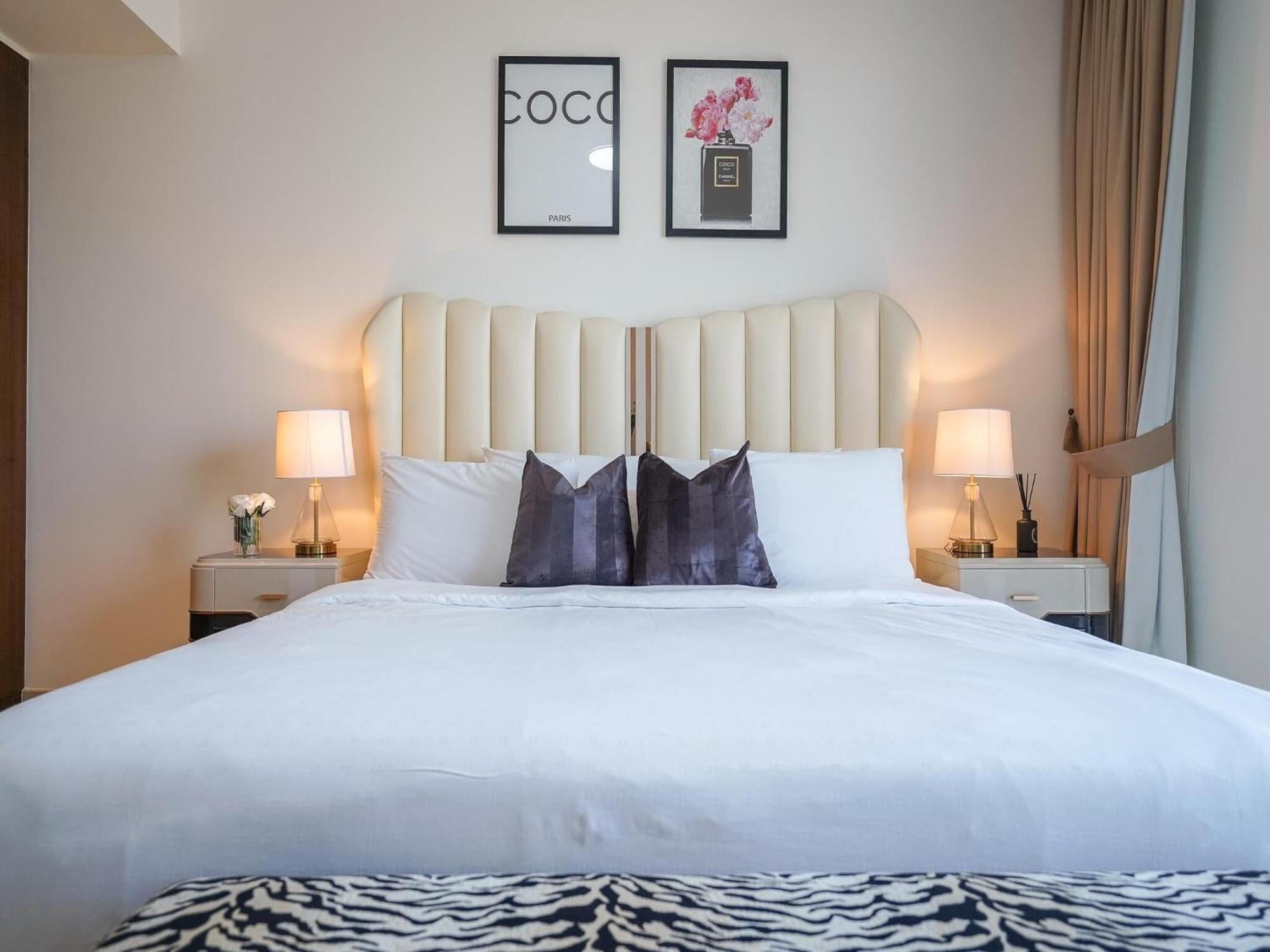 Luxurious Stylish Apartments Across Dubai Mall Burj Khalifa City Views 외부 사진