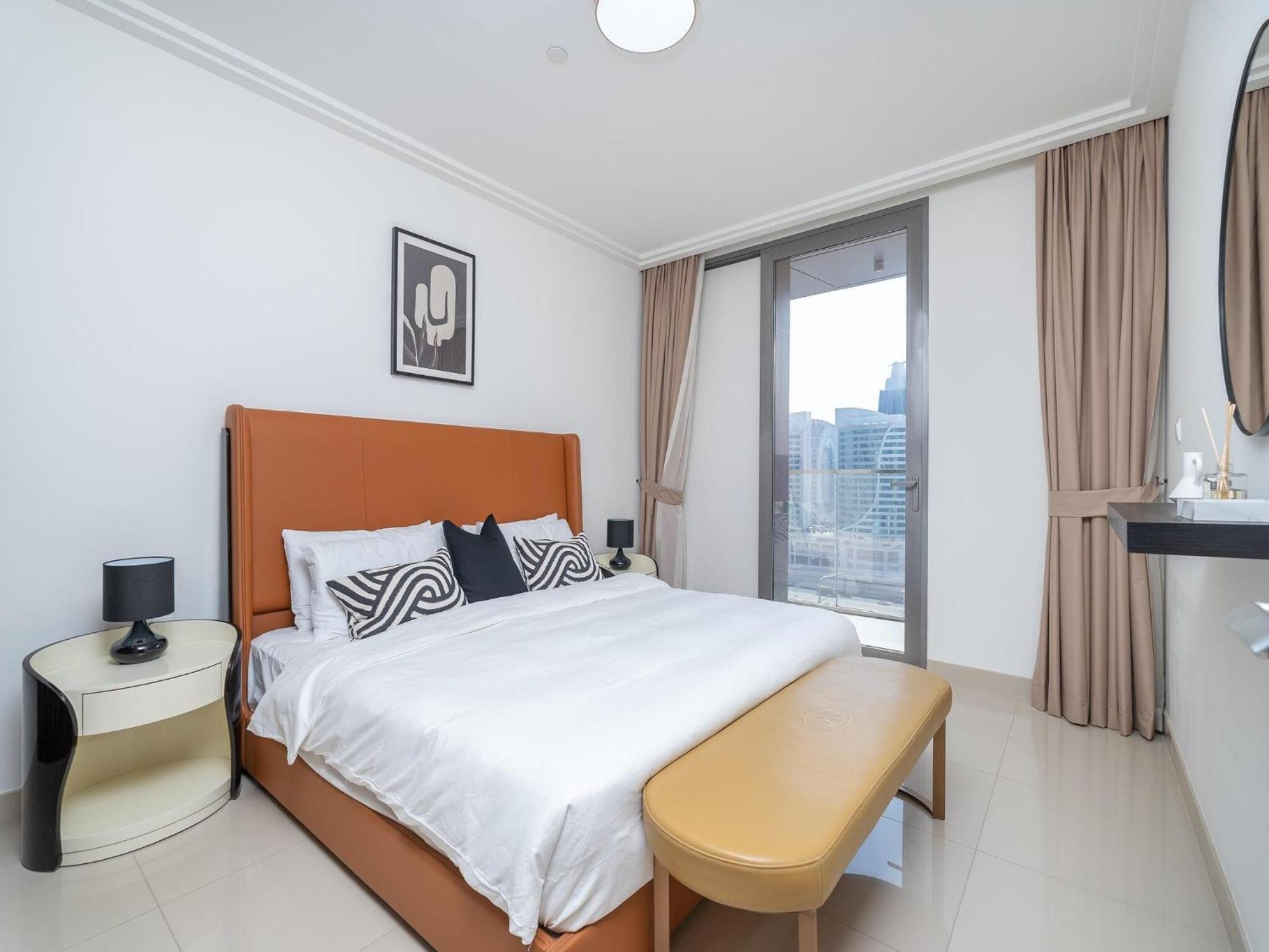 Luxurious Stylish Apartments Across Dubai Mall Burj Khalifa City Views 외부 사진
