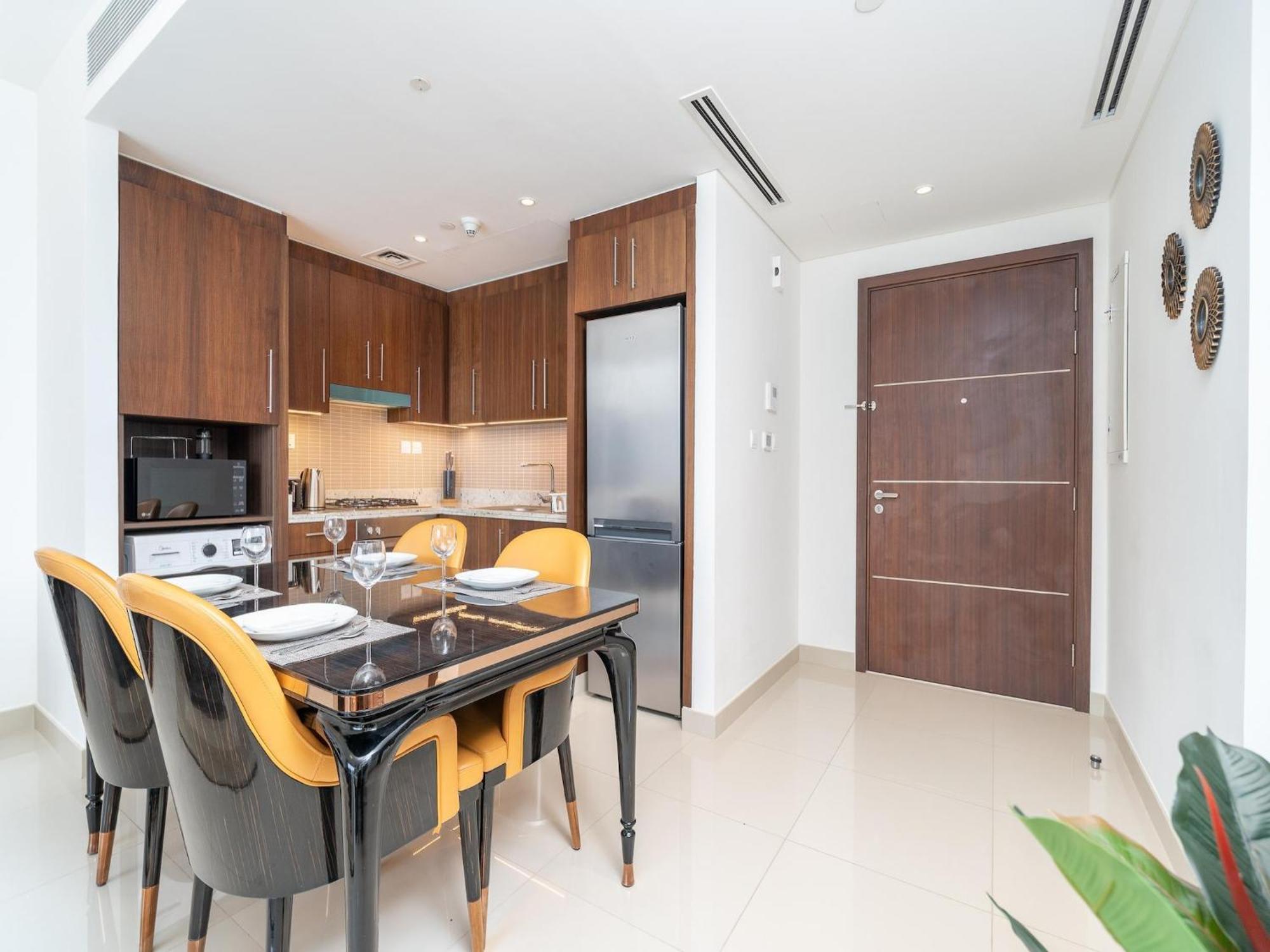 Luxurious Stylish Apartments Across Dubai Mall Burj Khalifa City Views 외부 사진