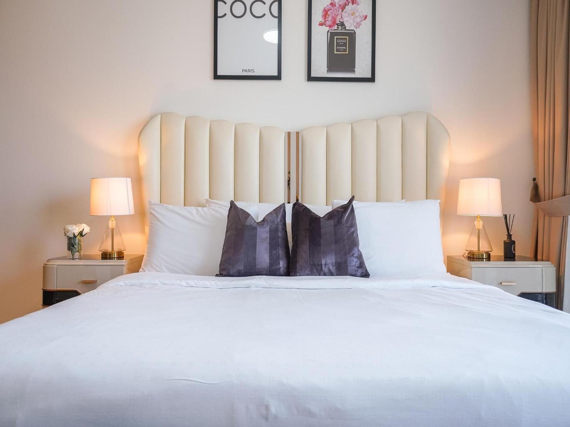 Luxurious Stylish Apartments Across Dubai Mall Burj Khalifa City Views 외부 사진
