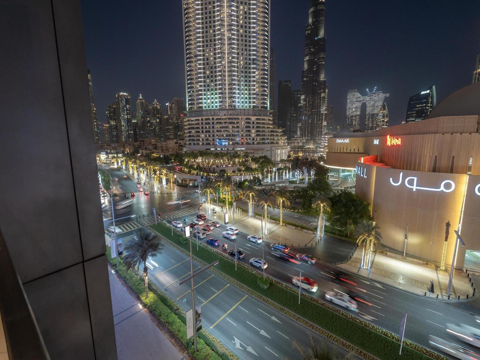 Luxurious Stylish Apartments Across Dubai Mall Burj Khalifa City Views 외부 사진